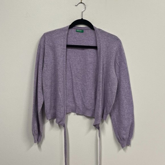 United Colors of Benetton Purple Cardigan